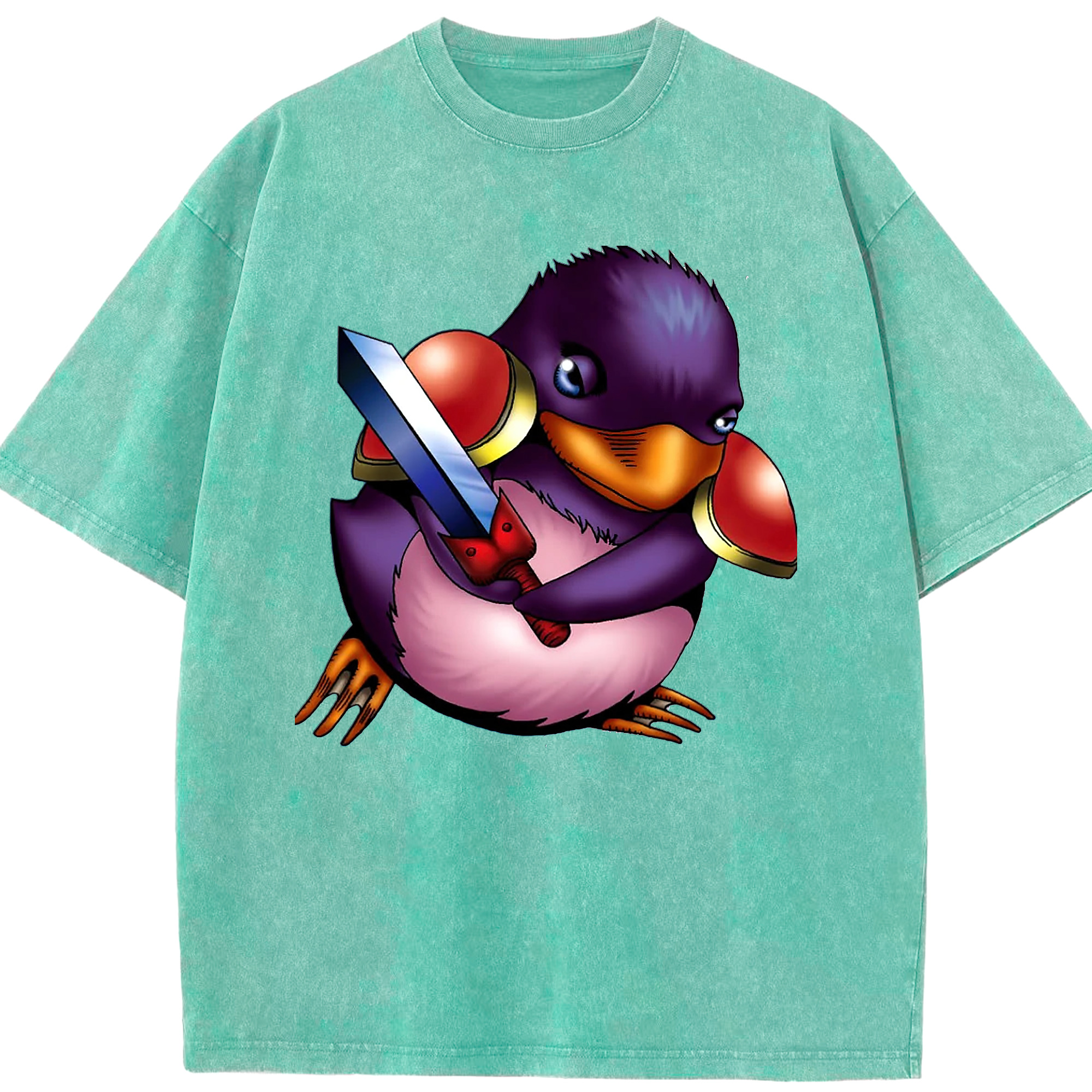 （画像用） 遊☆戯☆王 Yu-Gi-Oh! 綿100% ヴィンテージ風 半袖Tシャツ（フロントプリント）